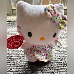 TY Beanie Baby - Hello Kitty Plush with Lollipop - 2012 With Tags